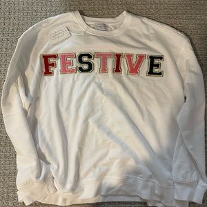 Mudpie “festive” sweatshirt